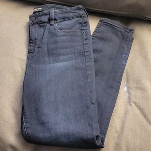 Liverpool Dark Wash Skinny Ankle Jeans